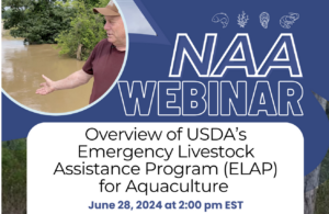 Cover photo for Overview of USDA ELAP Program: A National Aquaculture Association Webinar